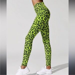 Booty by Brabants Green Cheetah Leopard Print
High Rise Leggings